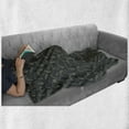 thumbnail image 6 of Taco Soft Flannel Fleece Throw Blanket, Doodle Tortilla Rolls Hipster Dish New Age Kitchen Restaurant Graphic, Cozy Plush for Indoor and Outdoor Use, 70" x 90", Charcoal Grey Yellow, by Ambesonne, 6 of 6