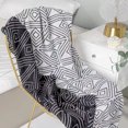thumbnail image 1 of Throw Blankets, Knitted Modern Patterned Throw Blanket, Soft Lightweight Woven Throw Blanket for Sofa Couch Bed and Living Room, (50x60 Inch), 1 of 5