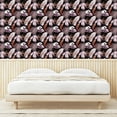 thumbnail image 4 of Ambesonne Tropical Peel & Stick Wallpaper for Home, Exotic Jungle Leaves Aloha, 13"x72", Plum Grey Pink Salmon, 4 of 6
