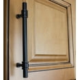 thumbnail image 3 of GlideRite 5 in. Center Barrel Ring Bar Pull Solid Cabinet Hardware Handle, Oil Rubbed Bronze, 3 of 5