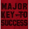 thumbnail image 2 of Major Key Success Motivational Womens Slim Fit Graphic Tee Brisco Brands L, 2 of 4