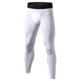 thumbnail image 2 of Aayomet Men's Sports and Fitness Training Tights High Elasticity and Perspiration Leggings and Trousers (L,Grey), 2 of 4