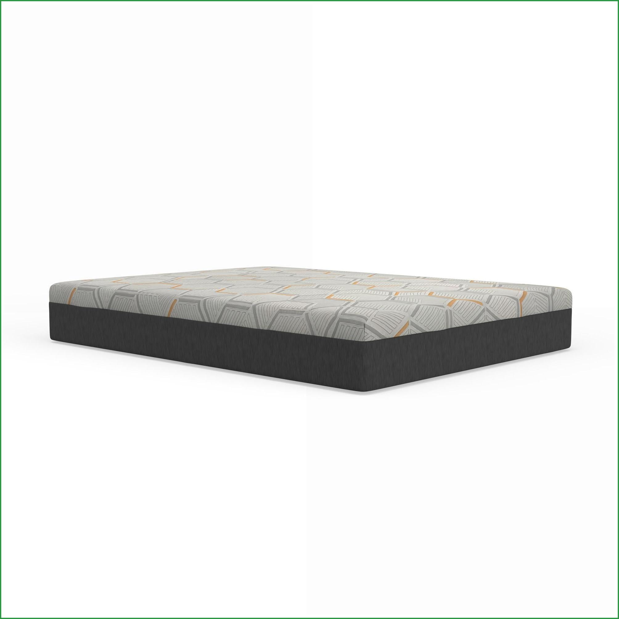 Mattresses 12'' Copper Gel Cooling Memory Foam King with Edge Support, Air Grid Base | Light Gray | Foam