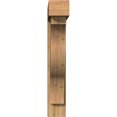 thumbnail image 2 of Ekena Millwork 8"W x 42"D x 48"H Funston Block Rough Sawn Bracket w/ Offset Brace, Western Red Cedar, 2 of 25