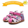 thumbnail image 6 of Ahannie Infant Boys Girls Genuine Leather Sandals with Arch Support,Unisex Baby Closed Toe Summer First Walkers Shoes(Infant/Toddler), 6 of 7