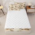 thumbnail image 4 of Homewish Vintage Mallard Duck Zipper Queen Comforter Set with Fitted Sheet and 2 Pillowcases,Rustic Bird Zipper Bedding Set For Boys,Reversible,4pcs, 4 of 7