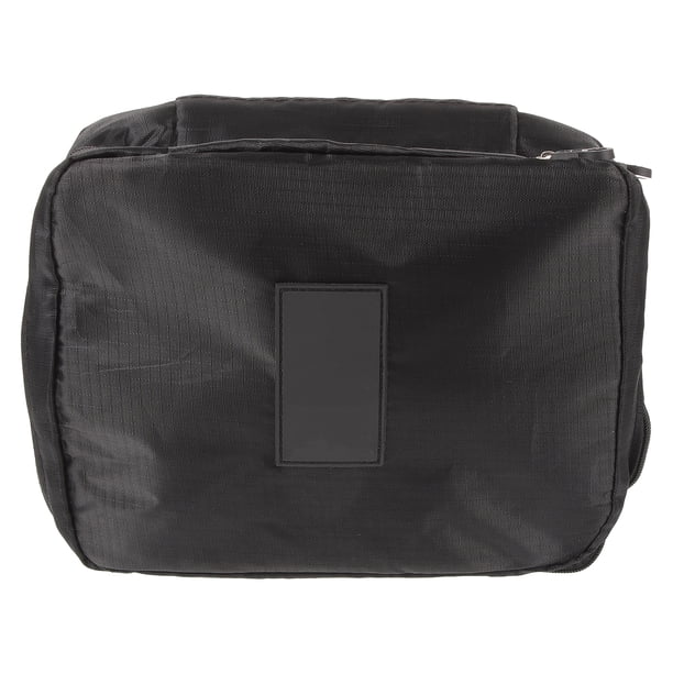 Bolsa de aseo de poliéster para maquillaje, bolsa organizadora de viaje para cosméticos