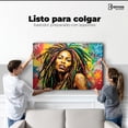 thumbnail image 2 of Cuadro Decorativo Canvas Canvas Revolution Retrato Rasta Urban 90x60, 2 of 4