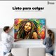 thumbnail image 2 of Cuadro Decorativo Canvas Canvas Revolution Retrato Rasta Urban 90x60, 2 of 4