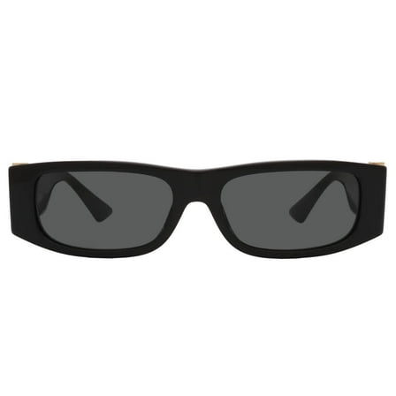 Versace Dark Grey Rectangular Men's Sunglasses VE4476U GB1/87 55