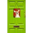 thumbnail image 2 of Red Snowflake Chihuahua Christmas Aluminium Metal Wall or Door Hanging Prints, 2 of 2