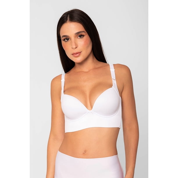 Brassier copa completa Diane & Geordi Colombia Microfibra busto grande 021643 blanco 38