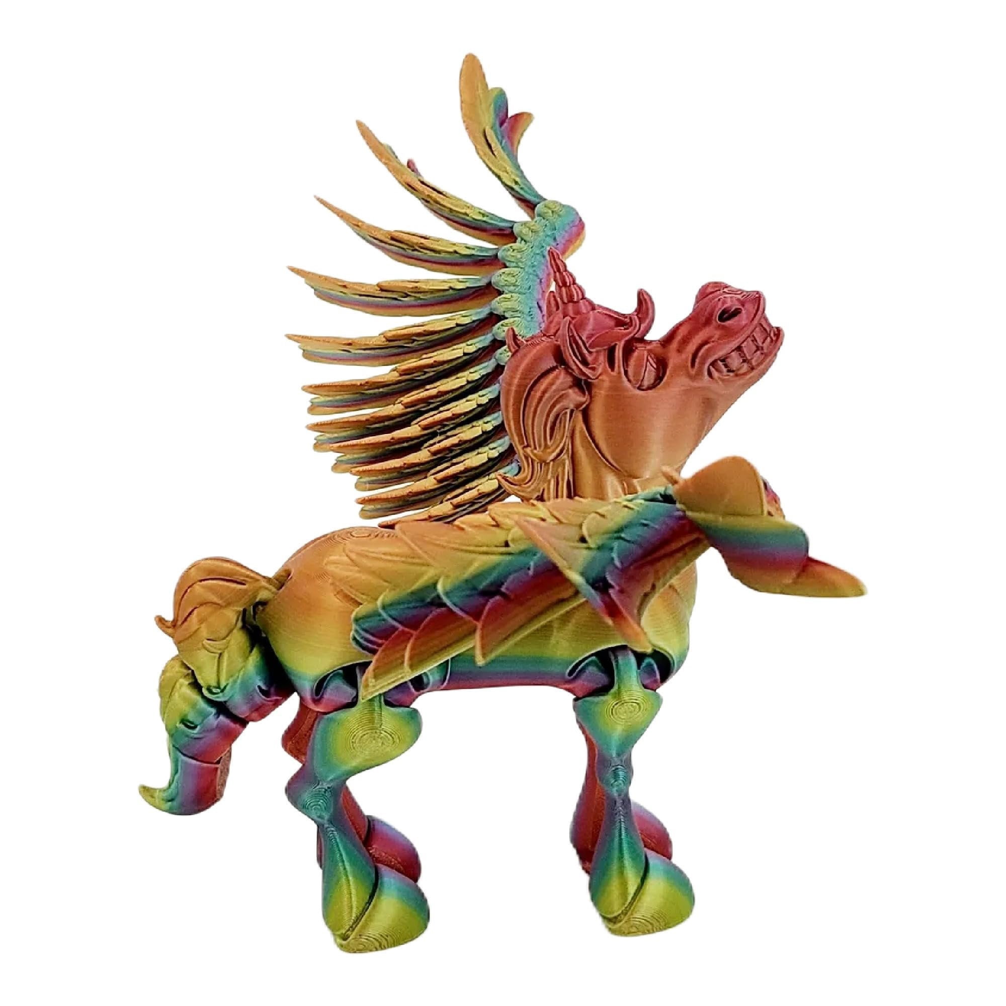 Flexible Articulated Fidget Toys Rainbow, Pegasus Unicorn Horse