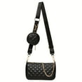 thumbnail image 1 of Small Quilted Crossbody Bag for Women - Stylish Shoulder Side Handbag with Detachable Coin Purse, Chain Strap, and Chic Design - Perfect for Daily Use, Travel, and Night Out, 1 of 6