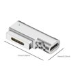 thumbnail image 2 of Adaptador de carga tipo C a chip magnético 2 PD100W PD para MacBook Air/Pro, 2 of 9