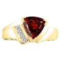 thumbnail image 2 of Tommaso Design� Trillion 7mm Genuine Garnet Ring, 2 of 9