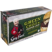 Guy Fieri Green Chile & Pepper Jack Beef Patties, 32 oz