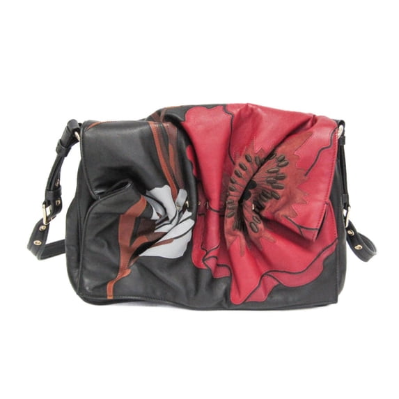 Pre-Owned Valentino Garavani Bloomy QW0B0C81GQS Women's Leather Shoulder Bag Black,Brown,Red...
