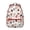 Red-14, variant on Funny Cat Illustration Student School Backpack with Paw Print Adorable Cartoon Artistic Watercolor Design Book Bag