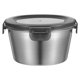 thumbnail image 1 of Recipiente hermético de acero inoxidable de 600 ml con tapa para guardar alimentos, ideal para preparar comidas, organizar en el congelador y el refrigerador, y para mantener la frescura en la cocina., 1 of 6