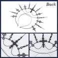 thumbnail image 6 of Black Halo Spiked Goddess Headpiece Vintage Renfaire Baroque Headdress Fantasy Gothic Headband, 6 of 7