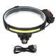 thumbnail image 1 of Linterna frontal COB para exteriores, recargable, tipo C, LED, para pesca, ciclismo, running, W678, 2 focos fijos., 1 of 14