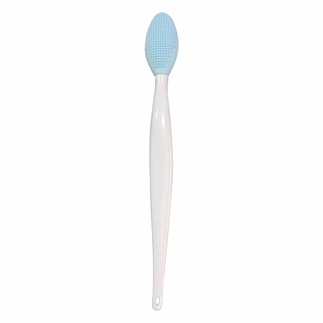 Cepillo de silicona para la nariz, cepillo de masaje de doble cara para eliminar puntos negros, cepillo para la nariz y los labios, herramienta de limpieza de belleza