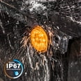 thumbnail image 6 of 8PC 2" Round 10 LED Light [2 in 1 Reflector] [Polycarbonate Reflector] [10 LEDs] [D.O.T. Certified] [2 Year Warranty] Side Marker Light for Trucks and Trailers - Amber, 6 of 8