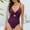 Purple womens swimsuits, variant on Womens Swimsuits Pimelu Bathing Suit for Women One Piece Swimsuit Cut out Bathing Suits for Women Summer Beach Twissted Knotted Strap Slim Swimwear Ladies Girls Backless Ruched Swimsuits