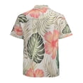 thumbnail image 3 of High Quality Hawaiian Shirts for Men Short Sleeve Aloha Beach Shirt Floral Summer Casual Button Down Shirts Blouses BEE3HC, 3 of 7