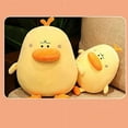 thumbnail image 4 of Standing The Duck with Baby Plush Stuffed Animal ，Standing，Yellow, 4 of 5