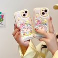 thumbnail image 2 of Toy Story Buzz Lightyear Strawberry Bear Alien PU Cuero Piel + Gel Suave Silicona A Prueba De Golpes Funda Para IPhone 11 12 13 Pro 14 Plus 14 Max Cubierta, 2 of 4