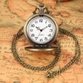 thumbnail image 5 of ZOLOHONI Vintage Steampunk Quartz Pocket Watch with Necklace Chain for Men Women Gifts, Easy Read Arabic Numerals Scale Watches, 5 of 10
