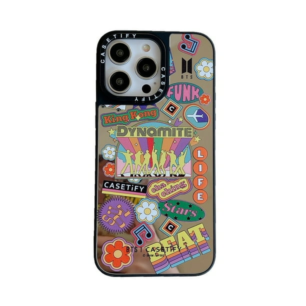 Funda De Dibujos Animados De BTS CASETiFY Espejo Para iphone 14 13 12 11 Pro Max 14pro