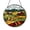 Acrylic 3.5 Inch, variant on Countryside Farm Stained Glass Style Suncatcher Window Hanging, Red Barn and Grazing Sheep Glass Panel, Rural Landscape Window Art, Pastoral Farm Sun Catcher Ornament for Home Window