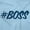 Light Blue, variant on Hashtag Boss Cute Bossy Babies Romper Boys or Girls Infant Baby Brisco Brands 12M