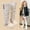 White, variant on Girls Knee‑High Boots, Slip-Resistant Fashion Soft Sole Pull On Fall Winter Boots with Button Brown Size 9.5 Little Kids