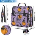thumbnail image 2 of FORMRS Zipper Binder with Shoulder Strap 2-inch Ring 500 Sheet Capacity File Bag, Halloween Pumpkin, 2 of 5