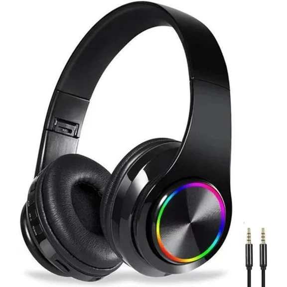 RHEA- Bluetooth Headphones Over Ear, Wireless Headphones Wired With Deep Bass, Noise C