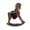 Brown, variant on Rocking Horse Statue Horse Figurine Decoration Resin Material Vintage Design for Living Room Desktop