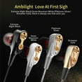 thumbnail image 3 of Seitruly CK8 Auricular Unidad doble Unidad 3 .5mm Auriculares intrauditivos Dual -Dynamic HiFi Wired Gaming Música Micrófono Auriculares Type10 NO10, 3 of 6