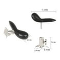 thumbnail image 2 of Polished Copper Black Bassoons Hand Saddle Holder Rest Practice Stage Accessory, 2 of 4