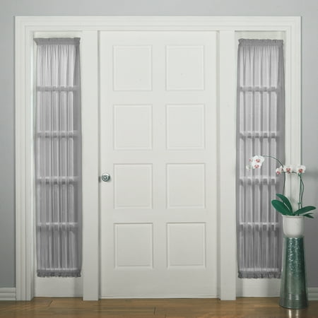 No 918 Emily Sheer Voile Door Sidelight Curtain Panel 918 Emily Sheer Voile Door Sidelight Curtain Panel
