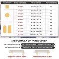 thumbnail image 7 of Fall Blue Pumpkin Tablecloth 60x84 Inch Rectangular，Leaves Thanksgiving Autumn Harvest Stain Resistant Table Cover for Holiday Party Picnic Dinner Farmhouse Decoration, 7 of 7