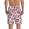 thumbnail image 5 of Salouo Rose Flowers Pattern Men's Sleep Pajama Shorts,Pajama Bottoms Elastic Waistband Sleep Pajama Short PJ Shorts for Men -Small, 5 of 6