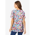 thumbnail image 2 of Woman Within Plus Size Perfect Printed Crewneck Tunic, 2 of 6