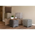 thumbnail image 3 of Leffler Home Emma Upholstered Cube Ottoman Bradenton Dusk, 3 of 5