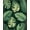 Green, Pattern 2, variant on ODIKA 4'x6' Machine Washable Non-Slip Area Rug, Monstera Jungle Abstract with Large Scale Plant Inspired Graphics High Traffic Rug, Green, 149875
