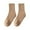 Khaki, variant on MIASHUI Women's Mid-Crew Socks Thermal Winter Socks for Women Cozy Stackable Socks with Grips Sleep Socks Brown