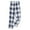 Blue, variant on LUOGENLI Female Casual Pants Women's Winter Warm Plaid Flannel Pajama Pants Casual Elastic Waist Trousers Women Business Casual Pants 44X32 Cotton Casual Pants Women Tall Girl Friendly XXXL